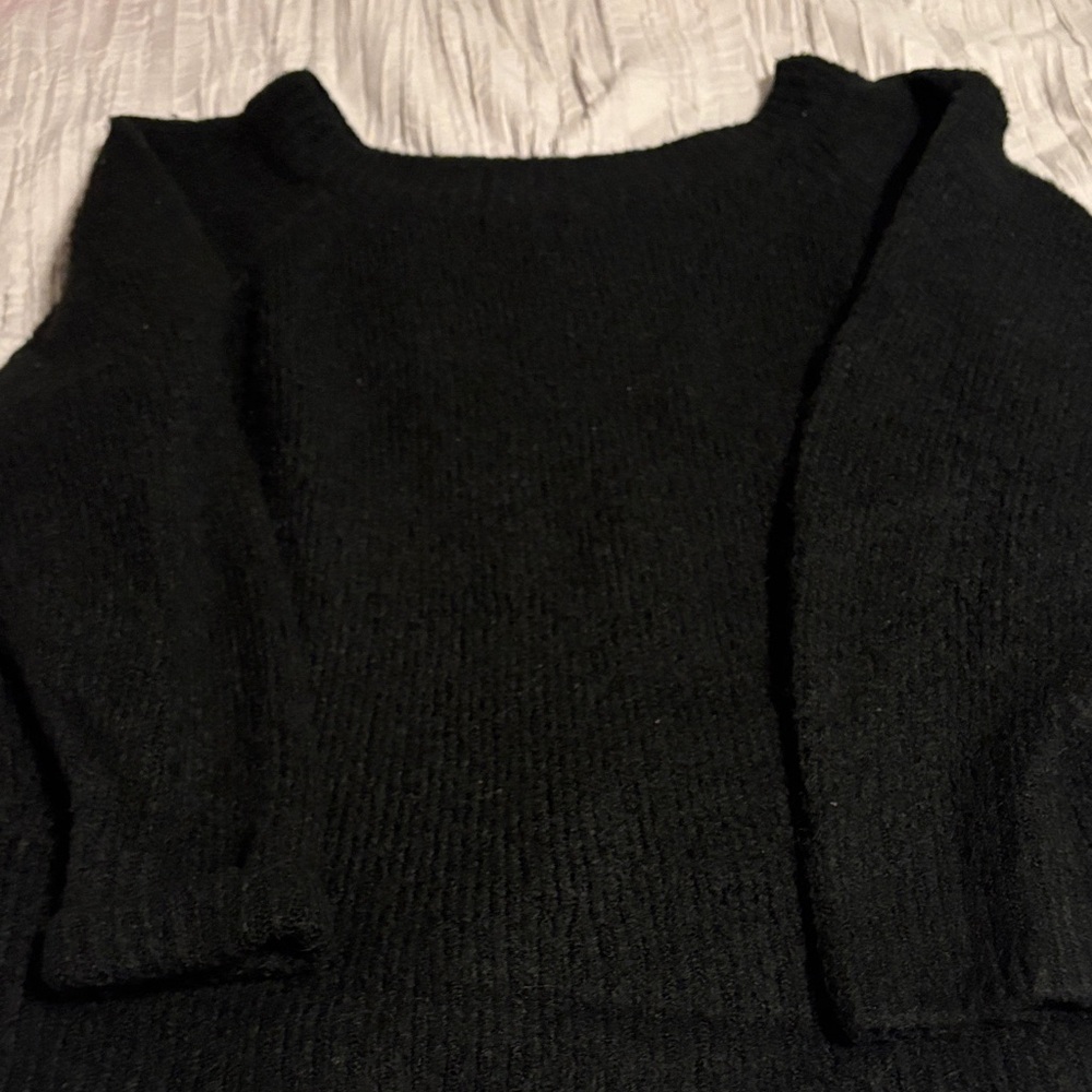 Victoria's Secret Black Cowl Neck Sweater